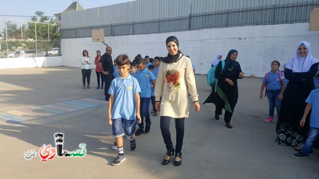  كفرقاسم- فيديو: البداية الصحيحة هي عنوان النجاح .. مدرسه جنة ابن رشد تستقبل طلابها بمراحل مدروسة وتودع حجاجها